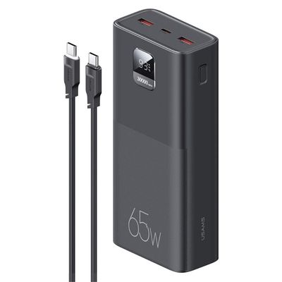 USAMS Powerbank 30000mAh hurtiglading 65w PD