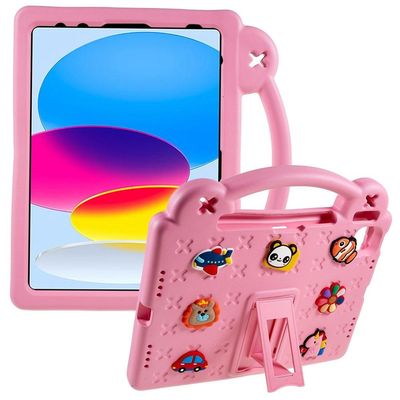 Apple iPad 10.9 2022 Gen 10 Stødsikker EVA - skumstativskal - Lyserød