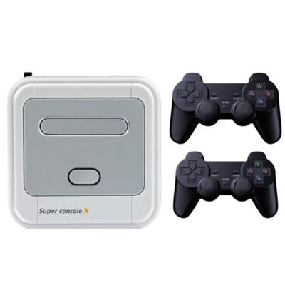 SUPER CONSOLE X Mini pelikonsoli 2 langattomalla ohjaimella