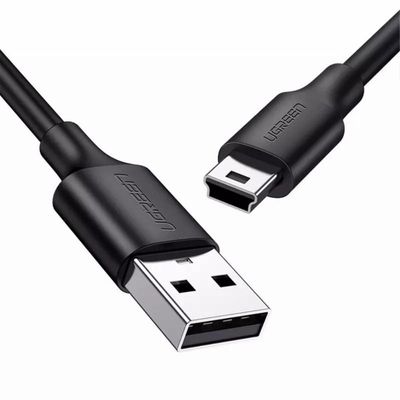 1m USB - A - uros - 5 - nastainen mini - USB - uros - tiedonsiirtolataus