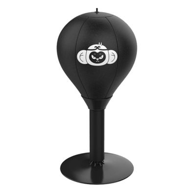 Boksepose bokseball med sugekopp med oppblåser og hansker