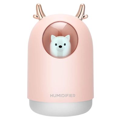 Luftfuktare med Djurfigur, 30 cl - Rosa