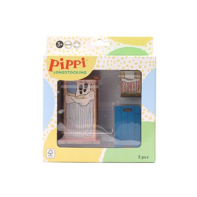 Pippi Dukkehus møbler soveværelse