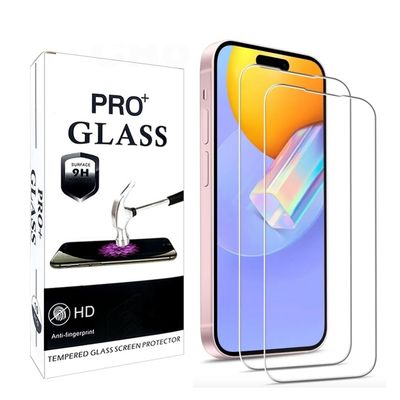 2 stk Herdet glass iPhone 16/16 Pro/16 Pro Max - Skjermbeskyttelse