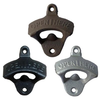 Kapsylöppnare till väggen Vintage "open here"