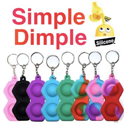 Enkel fordypning, MINI Pop it Fidget Finger Toy / Leksak-CE