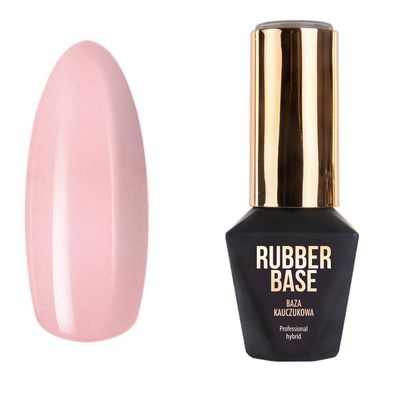 Mollylac - Gummibase - Sparkling Mousse - 10g - UV gel/LED - Base lakk