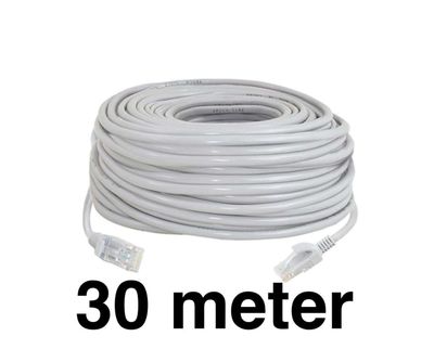 30m - Nätverkskabel - Cat5e - Internetkabel