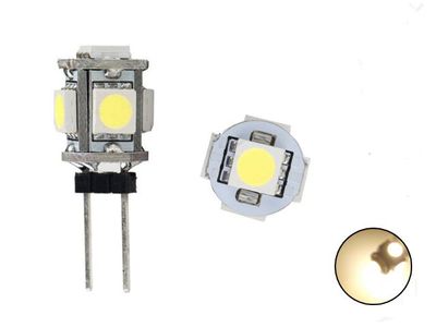 G4 3200K Varmvit 3200K LED-lampa till husvagn, bil, husbil, båt, G-4, 2-pack