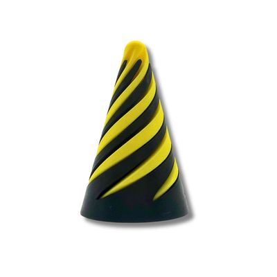 Umulig gjennomgangs spiral kjegle 3D-printet