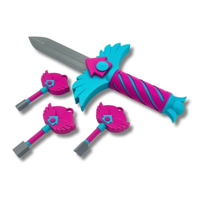 Squid Game 3 nøkler og kniv gjemsel - ikke skarp