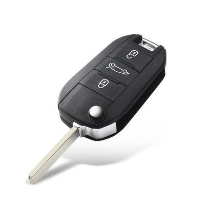 3-knapper Erstatningsnøkkel til Peugeot/Citroen