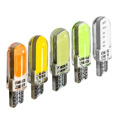 4X CANBUS T10 W5W 12 LED - Grønn