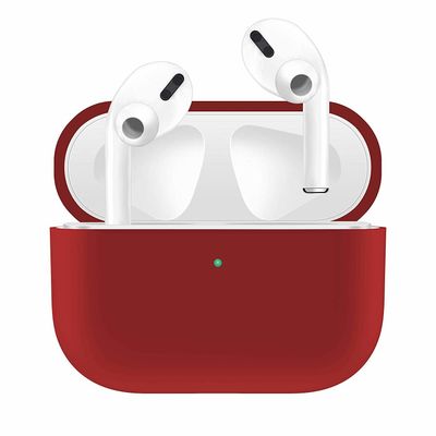 2x Silikonskal fodral för Apple Airpods PRO Brun