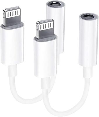 2x Salama 3,5 mm adapteri kuulokkeille