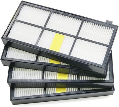 4X høyeffektivt filter for Roomba 800- og 900-serien