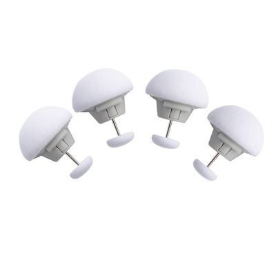 Trekklås for dynetrekk 4X Hvit