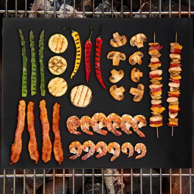 2X Grillmåtte Coaster til grill og ovn 40X33 cm