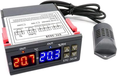 STC - 3028 temperatur & fuktighetsregulator , PID-regulator 220V