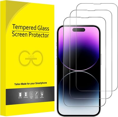 3X herdet glass beskyttelse iPhone 15 Pro Max