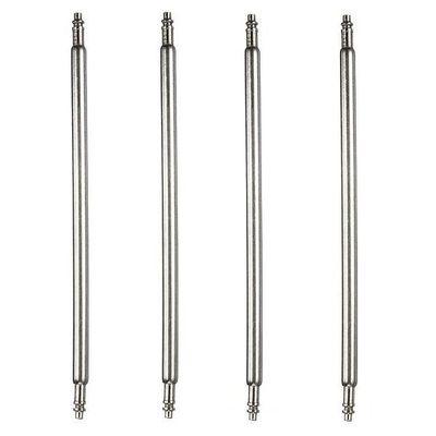 4 stk. Båndsplint i stål til armbånd / klokkerem