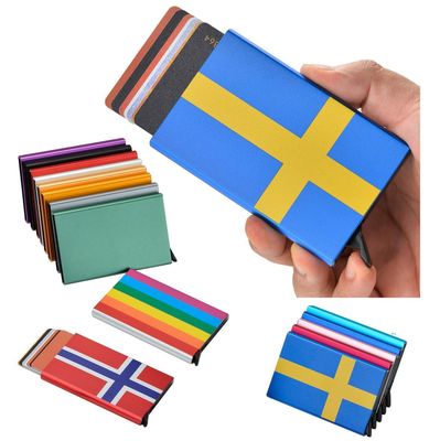 Kortholder med RFID-beskyttelse. Pop-up. 15 forskjellige farger - Rosa