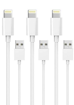 3 kpl 2M Lightning-laturi iPhone 13/12/11/Xs/Max/X/8/7/6/5/SE