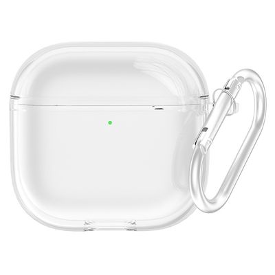 SKALO AirPods 4 Transparent TPU Fodral