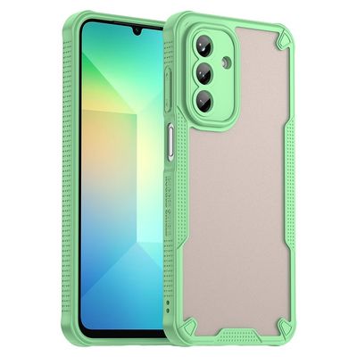 SKALO Samsung A26 5G Armor Hybrid Frosted Skal - Grön