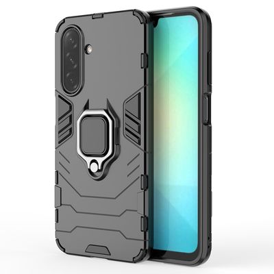 SKALO Samsung A26 5G Armor Metallring Cover - Sort