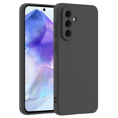 SKALO Samsung A56 5G Mattsvart Ultratunn TPU Skal - Svart