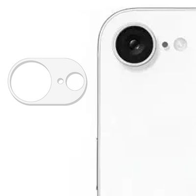 2-PAK SKALO iPhone 16e 3D Kameralinse Beskyttelsesglas - Gennemsigtig