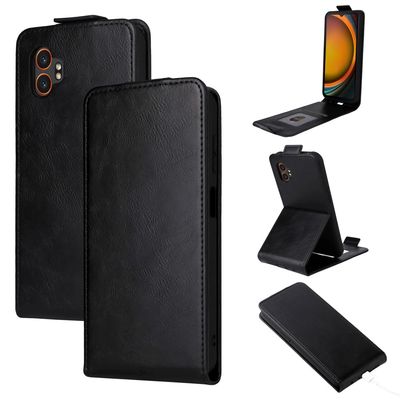 SKALO Samsung XCover7 Pro Vertikalt PU-læder cover Cover - Sort