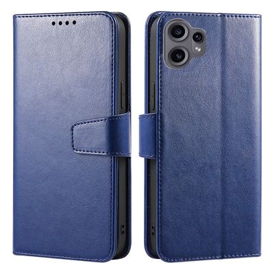 SKALO Nothing CMF Phone 2 Pro PU-læder Flip Cover - Blå