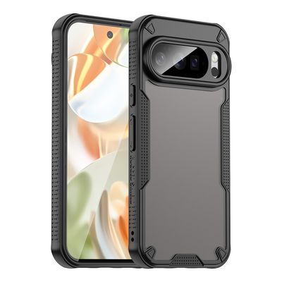 SKALO Google Pixel 10 Armor Hybrid Frosted Skal - Svart