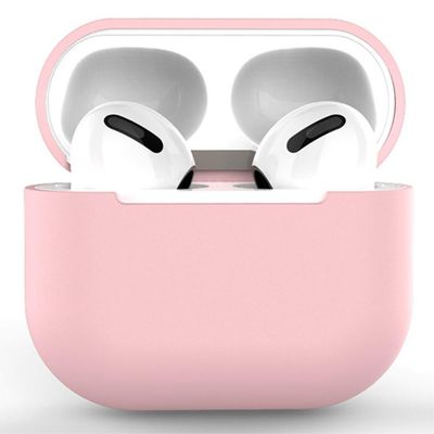 SKALO AirPods 3 Ultratunn Silikon Fodral - Rosa