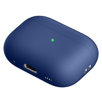 SKALO AirPods Pro 2 Ultratunn Silikon Fodral - Mörkblå
