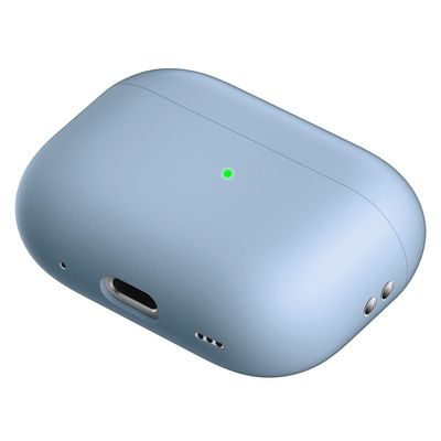 SKALO AirPods Pro 2 Ultratunn Silikon Fodral - Ljusblå