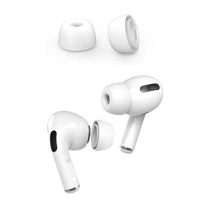 AHASTYLE AirPods Pro 1/2 silikoniset korvatyynyt Valkoinen - Large