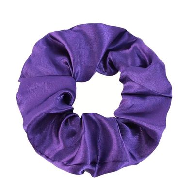 Hårbånd - Scrunchie - Sateng - 9 cm - Lilla