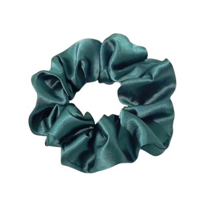 Hårbånd - Scrunchie - Sateng - 12 cm - Grønn