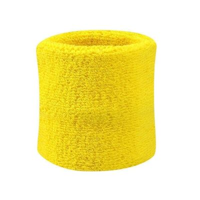 Svettebånd - Gul - Armbånd - Kort [8 cm] - Enkeltpakke
