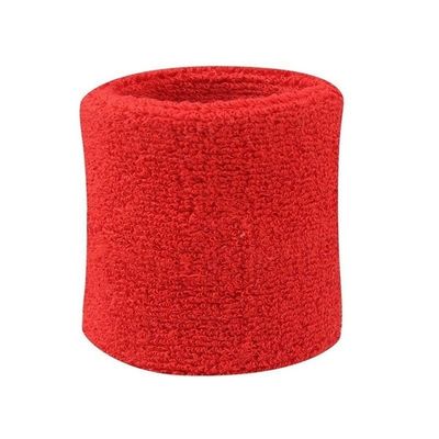 Svettebånd - Rødt - Armbånd - Kort [8 cm] - Enkeltpakke