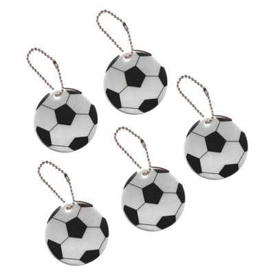 Reflex - Familiepakke - Fotball - Svart/Hvit - 5 stk