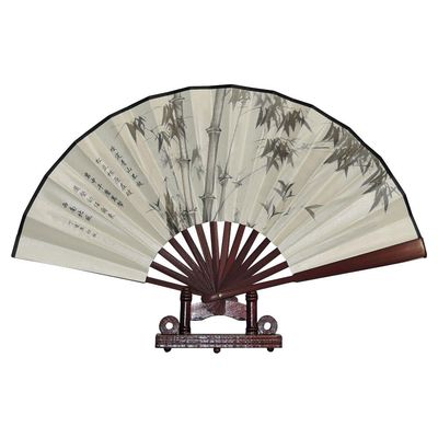 Vifte - Stor 27 cm - M03 - Bambus