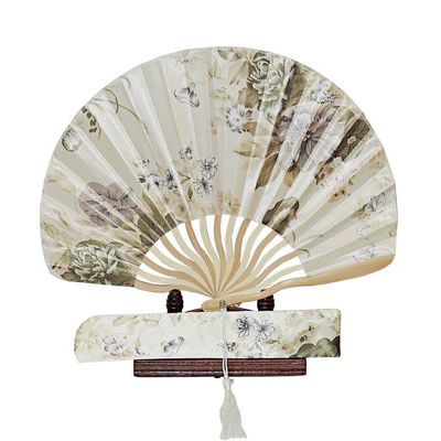 Ventilator - Fed skalformet med etui - Hvid/grøn