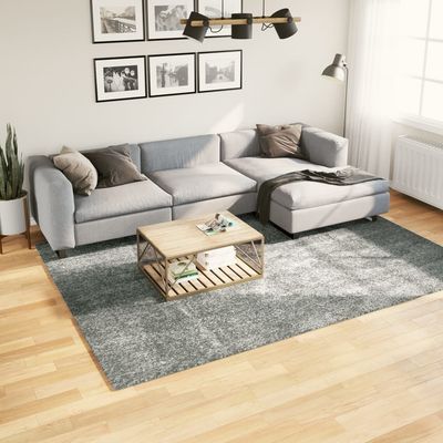 vidaXL Tykt teppe PAMPLONA høy luv moderne grønn 200x280 cm