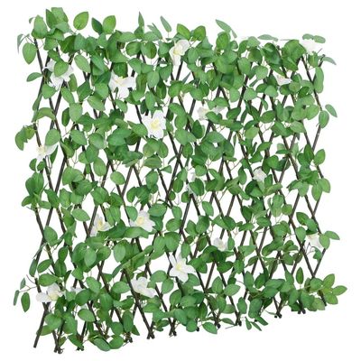vidaXL Utvidbart espalier med kunstig eføy grønn 180x60 cm