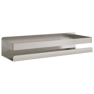 vidaXL brusehylde 30x10x6 cm børstet 304 rustfrit stål