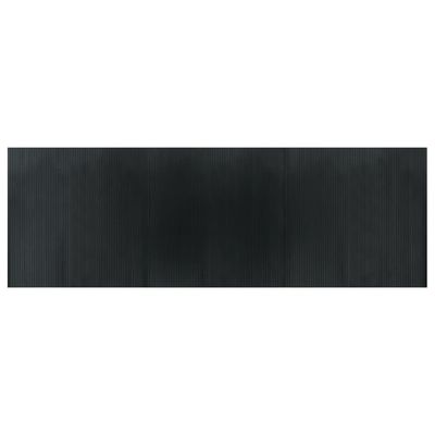 vidaXL Matto suorakaide harmaa 100x300 cm bambu